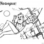 Hello Neighbor Coloring Pages Sketch