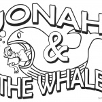 Jonah And The Whale Coloring Pages Clipart