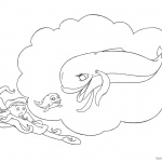 Jonah And The Whale Coloring Pages Lineart