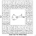 Jonah And The Whale Coloring Pages Maze