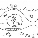 Jonah And The Whale Coloring Pages Praying