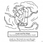 Jonah And The Whale Coloring Pages Whale Stop Running from God and Just Listen