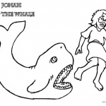 Jonah And The Whale Coloring Pages Whale Would Swallow Jonah