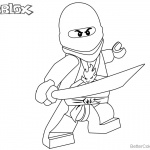 Lego Ninjago of Roblox Coloring Pages