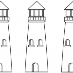 Lighthouse Coloring Pages Line Drawing