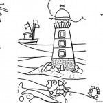 Lighthouse Coloring Pages The Boat is Back