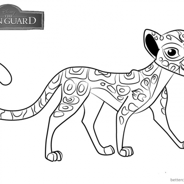 Lion Guard Coloring Pages Tiifu - Free Printable Coloring Pages