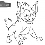 Lion Guard Coloring Pages Janja