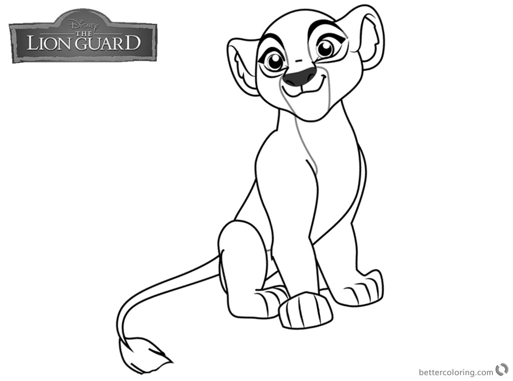 Lion Guard coloring pages Kiara free and printable
