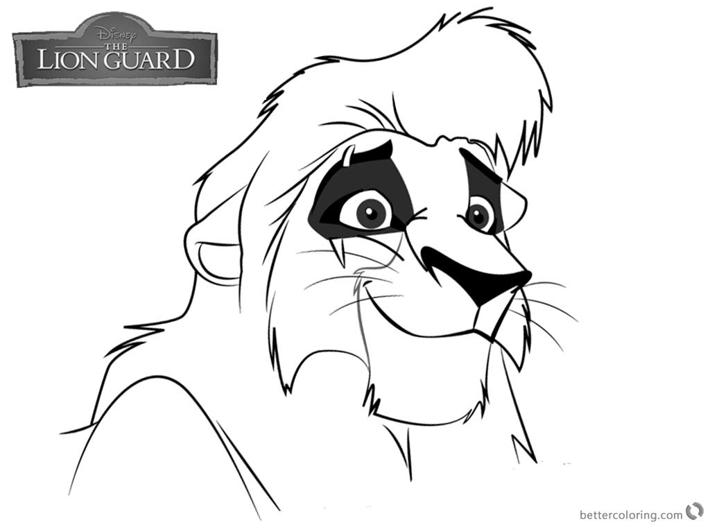 Lion Guard coloring pages Kovu free and printable