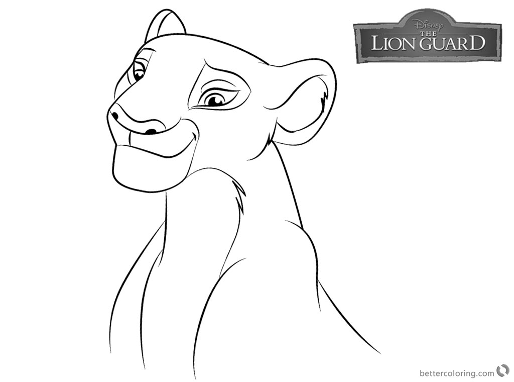 Lion Guard coloring pages Nala free and printable
