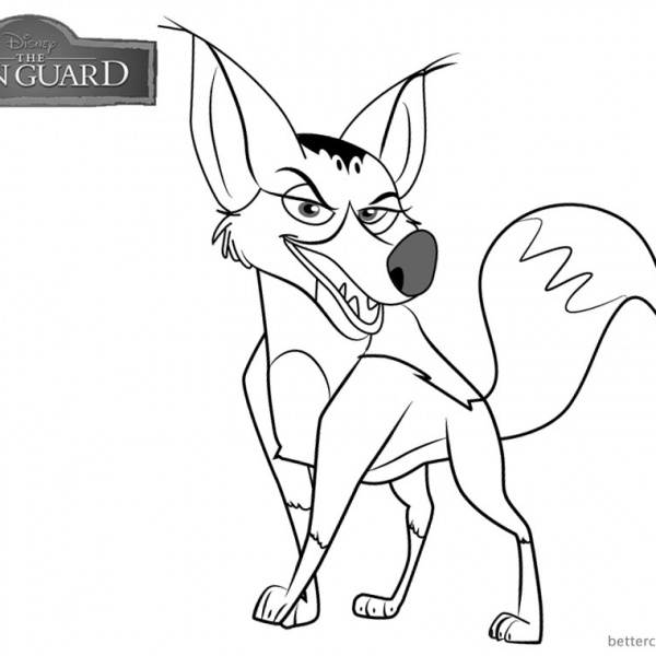 Lion Guard Coloring Pages Ono - Free Printable Coloring Pages