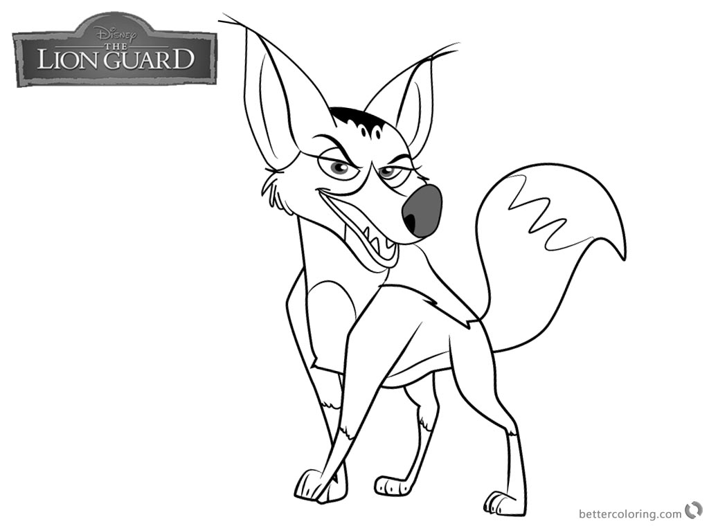 Lion Guard Coloring Pages Reirei - Free Printable Coloring ...