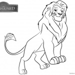 Lion Guard Coloring Pages Simba