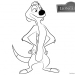 Lion Guard Coloring Pages Timon