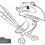 Lion Guard Coloring Pages Zazu