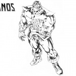 Marvel Avengers Thanos Coloring Pages