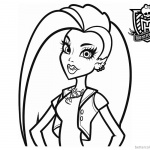 Monster High Coloring Pages Venus