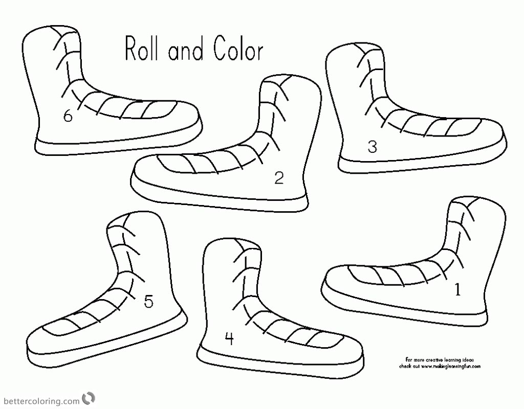 Pete the Cat Coloring Pages Color the Shoes printable for free