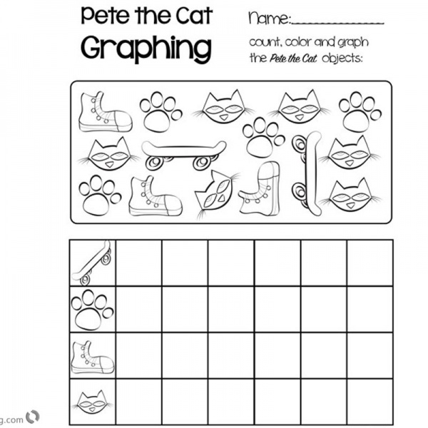 Pete the Cat Coloring Pages Christmas Color by Number - Free Printable