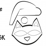 Pete the Cat Coloring Pages Mask Template