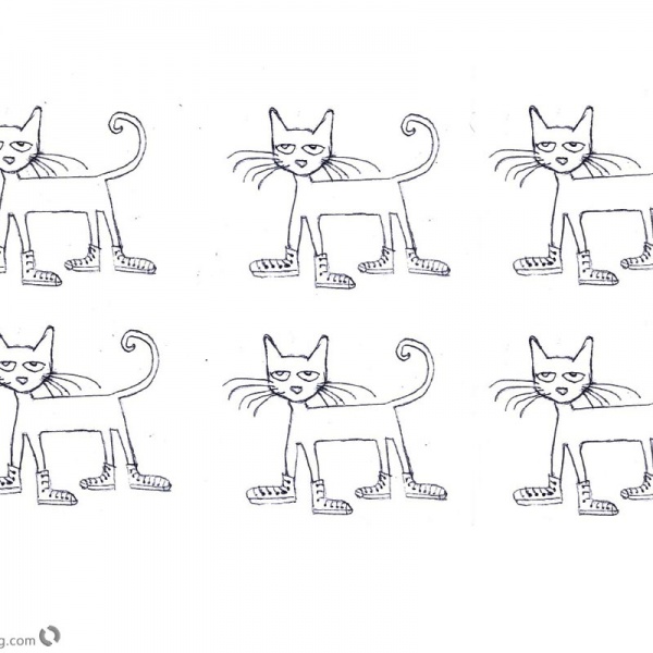 Pete the Cat Coloring Pages Crafts - Free Printable Coloring Pages