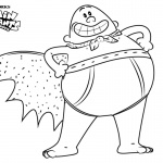 Proud Captain Underpants Coloring Pages