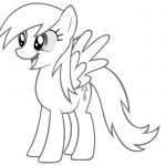 Raindrop Coloring Pages My Little Pony