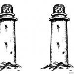 Realistic Lighthouse Coloring Pages Clipart