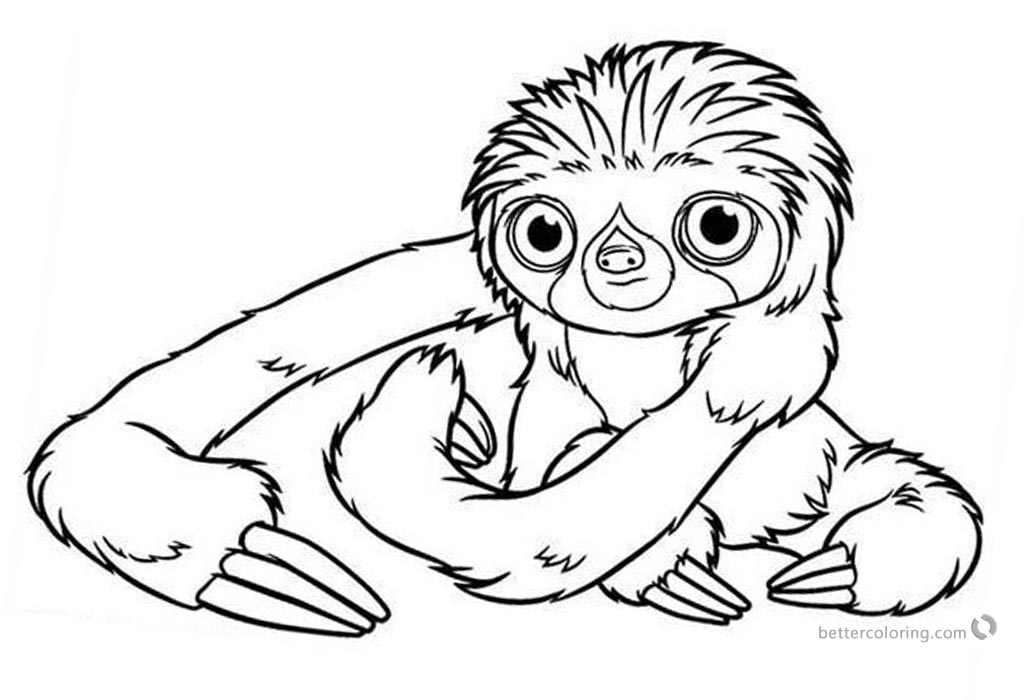 sloth-printable