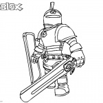 Roblox Characters Coloring Pages Knight