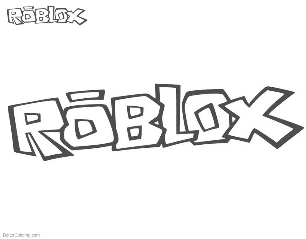 Download Roblox Characters Coloring Pages Logo - Free Printable ...