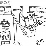 Roblox Coloring Pages Minecraft Enderman