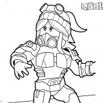 Roblox Girl Coloring Pages