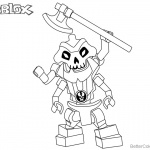 Roblox Lego Ninjago Skeleton Coloring Pages