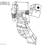 Roblox Minecraft Coloring Pages Fighting