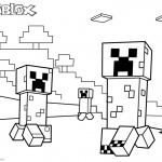 Roblox Minecraft Coloring pages Creepers