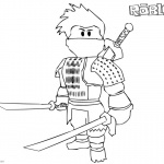 Roblox Ninja Coloring Pages