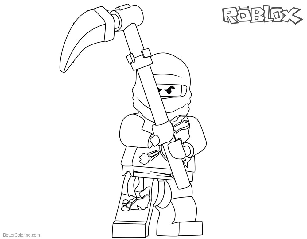 Download Roblox Ninjago Cole Coloring Pages - Free Printable Coloring Pages