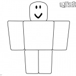 Roblox Noob Coloring Pages Simple Noob Picture