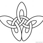 Shamrock Celtic Knot Coloring Pages