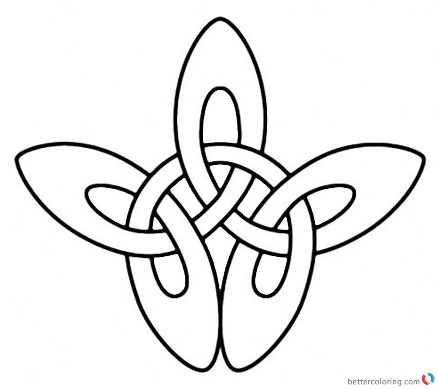 Download Shamrock Celtic Knot Coloring Pages - Free Printable ...