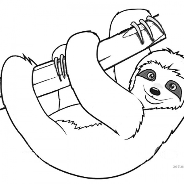 printable-sloth-craft-template