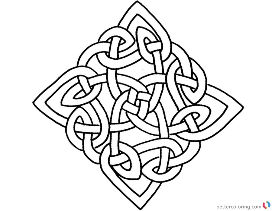 Download Square Celtic Knot Coloring Pages - Free Printable ...