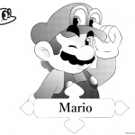 Super Mario Odyssey Coloring Pages Cute Characters