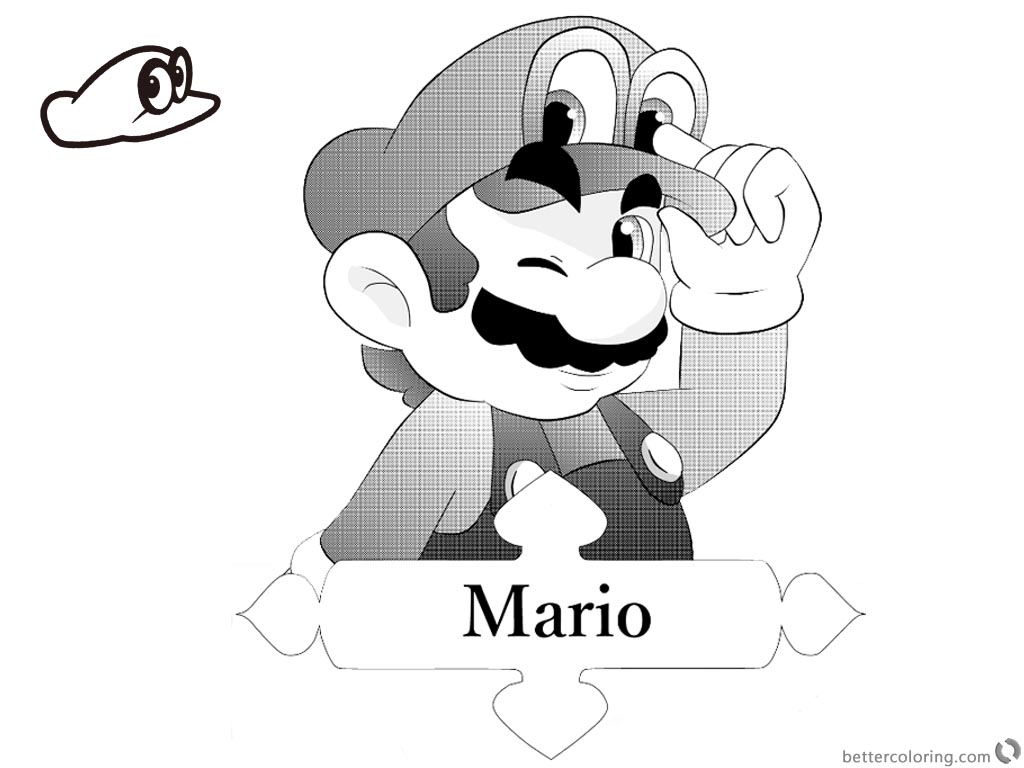 Download Super Mario Odyssey Coloring Pages Cute Characters - Free ...