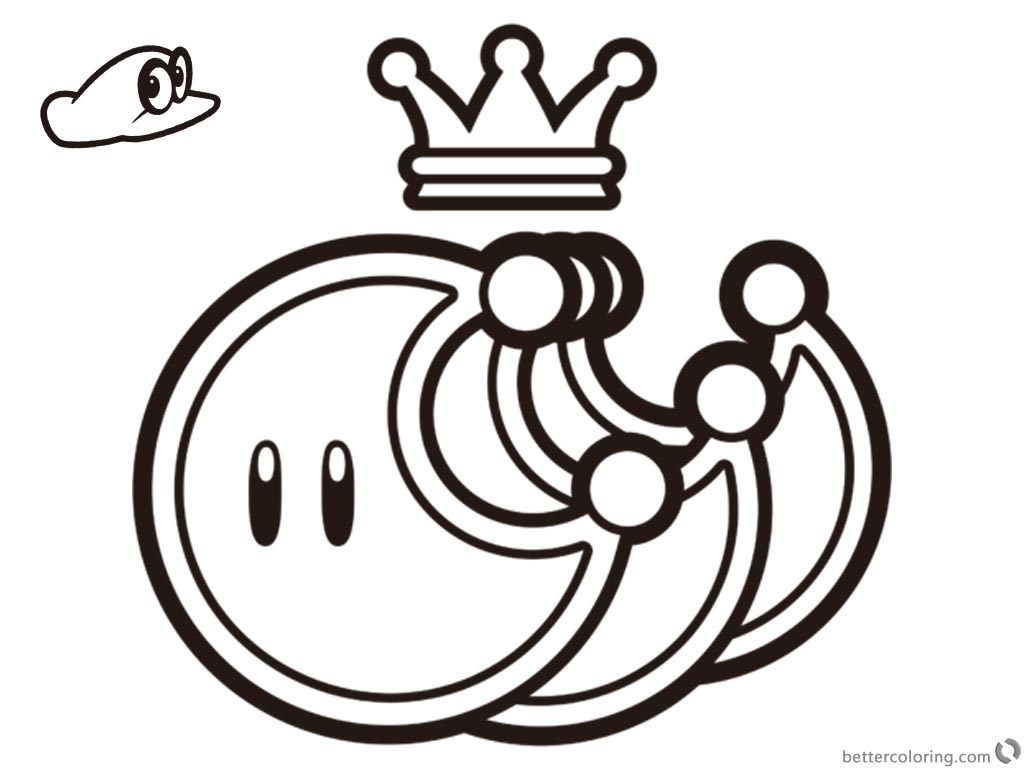 Super Mario Odyssey Coloring Pages Grand Moon Free Printable Coloring Super Mario Odyssey Coloring Pages Grand Moon Free Printable Coloring