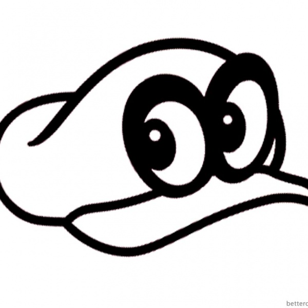 Super Mario Odyssey Coloring Pages Running Super Mario Odyssey - Free ...