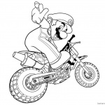 Super Mario Odyssey Coloring Pages Mario bros