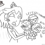 Super Mario Odyssey Coloring Pages Peach’s Wedding Bouquet